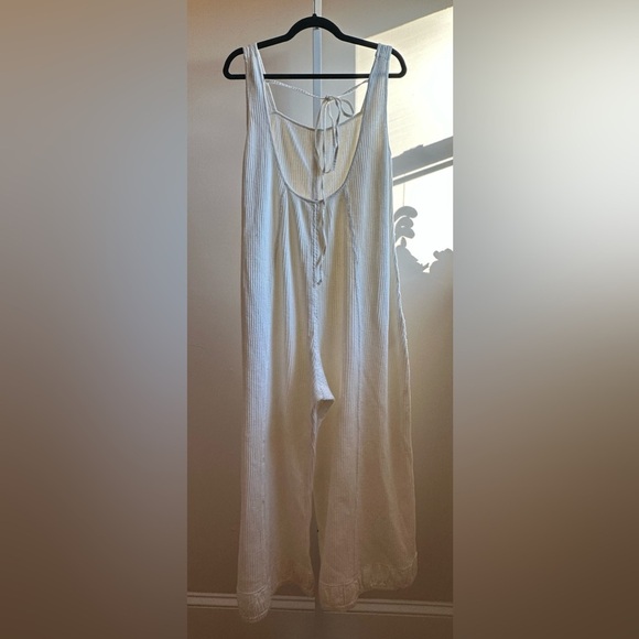 NWOT Free People Callie One-Piece Jumpsuit White Off-white - Picture 8 of 9